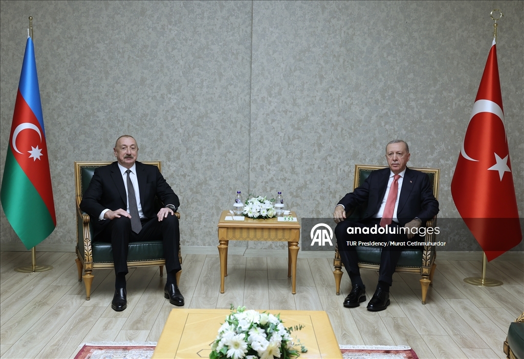 تركيا.. الرئيس أردوغان يلتقي نظيره الأذربيجاني