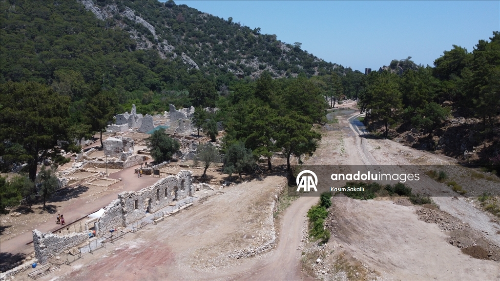 Olympos Antik Kenti'nde tarihe ışık tutan yeni mozaikler bulundu 11