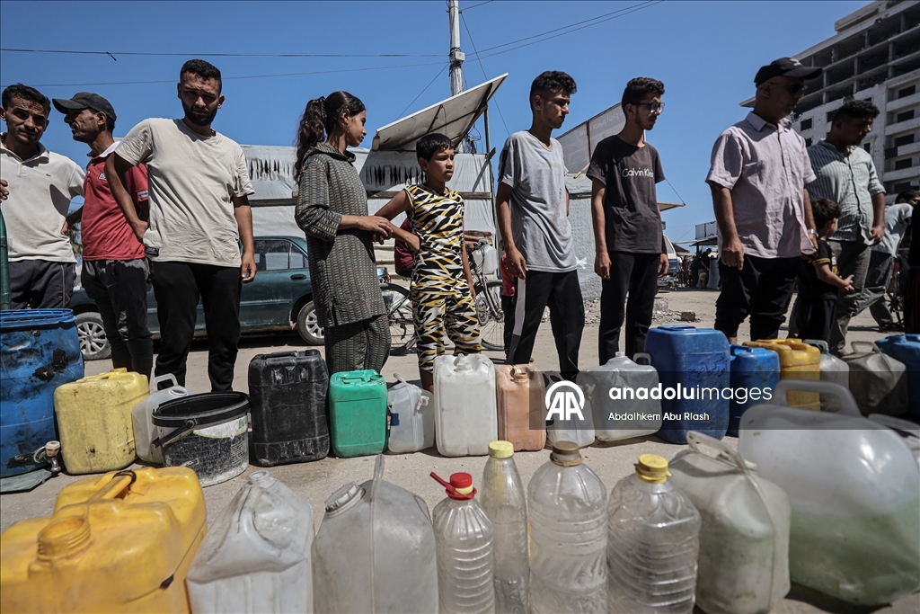 İsrail saldırıları altındaki Gazze'de su krizi devam ediyor 2