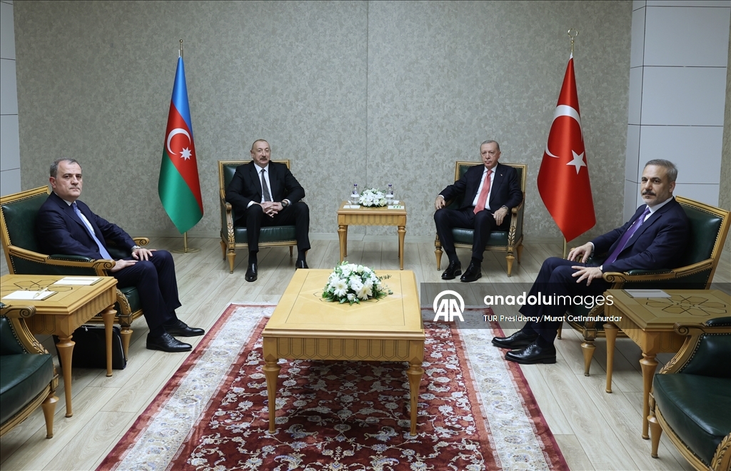 تركيا.. الرئيس أردوغان يلتقي نظيره الأذربيجاني