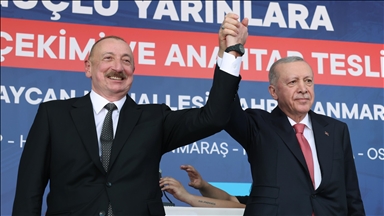 Cumhurbaşkanı Erdoğan ve Azerbaycan Cumhurbaşkanı Aliyev Kahramanmaraş'ta