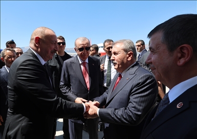 Cumhurbaşkanı Erdoğan ve Azerbaycan Cumhurbaşkanı Aliyev Kahramanmaraş'ta