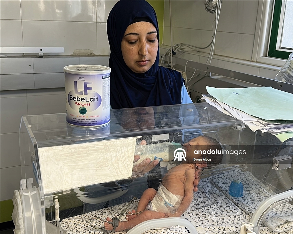 Gazze'de prematüre bebekler hayatta kalma mücadelesi veriyor