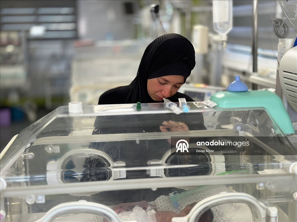 Gazze'de prematüre bebekler hayatta kalma mücadelesi veriyor