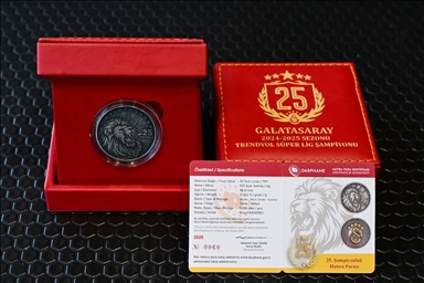 Darphane, Galatasaray'ın 25. şampiyonluğu için hatıra parası basıyor