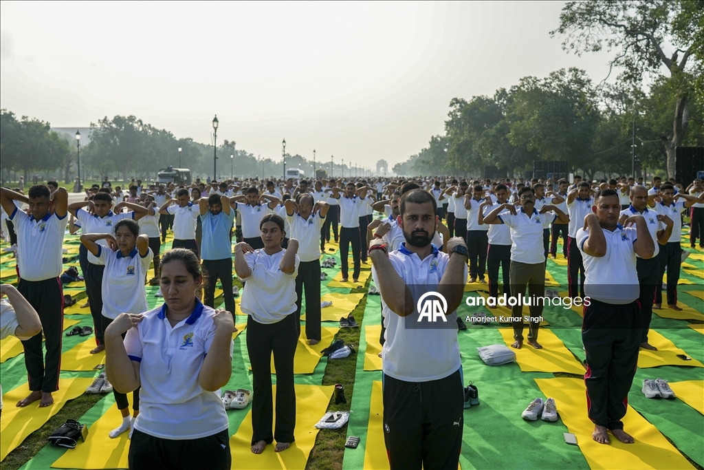 Hindistan'da Dünya Yoga Günü