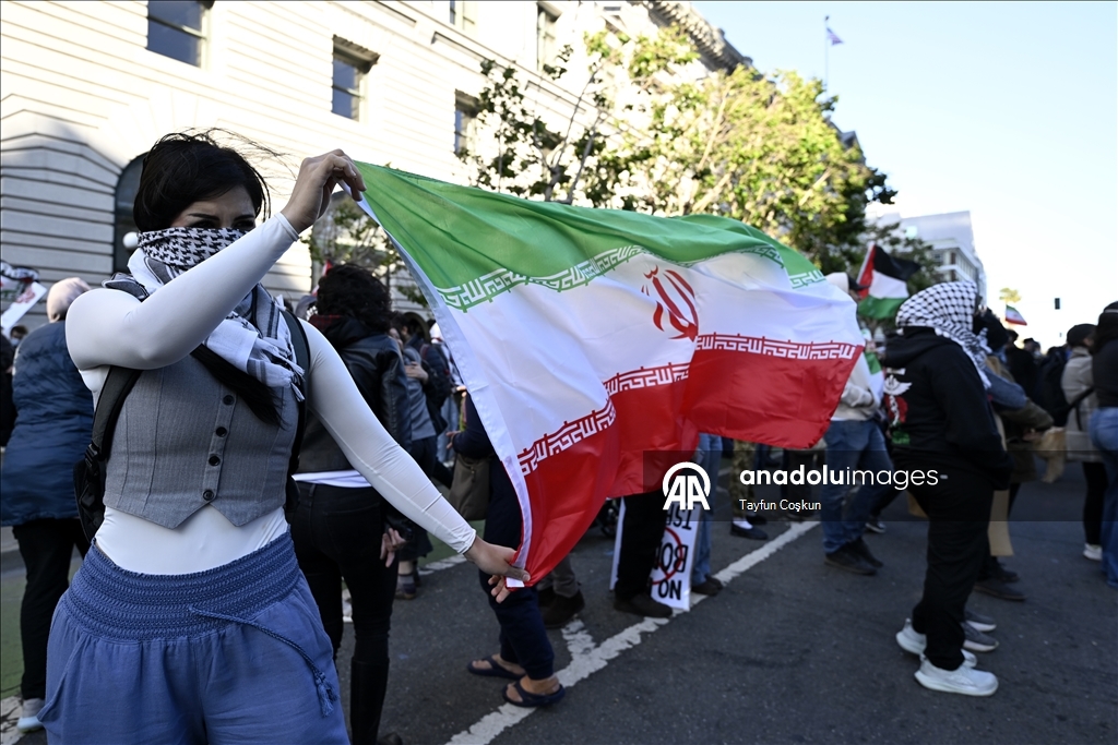 ABD'nin San Francisco kentinde ‘İran'da Savaşa Hayır’ protestosu düzenlendi