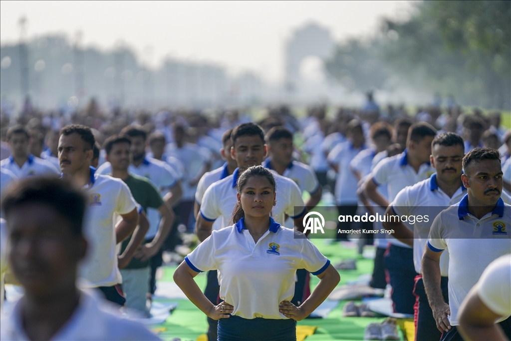Hindistan'da Dünya Yoga Günü