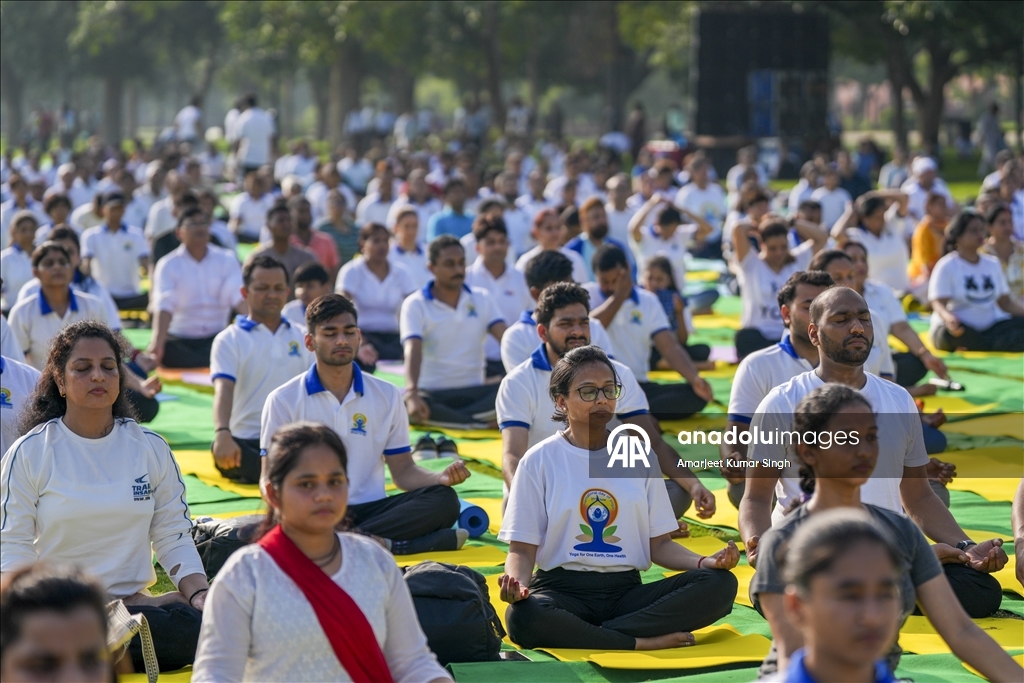 Hindistan'da Dünya Yoga Günü