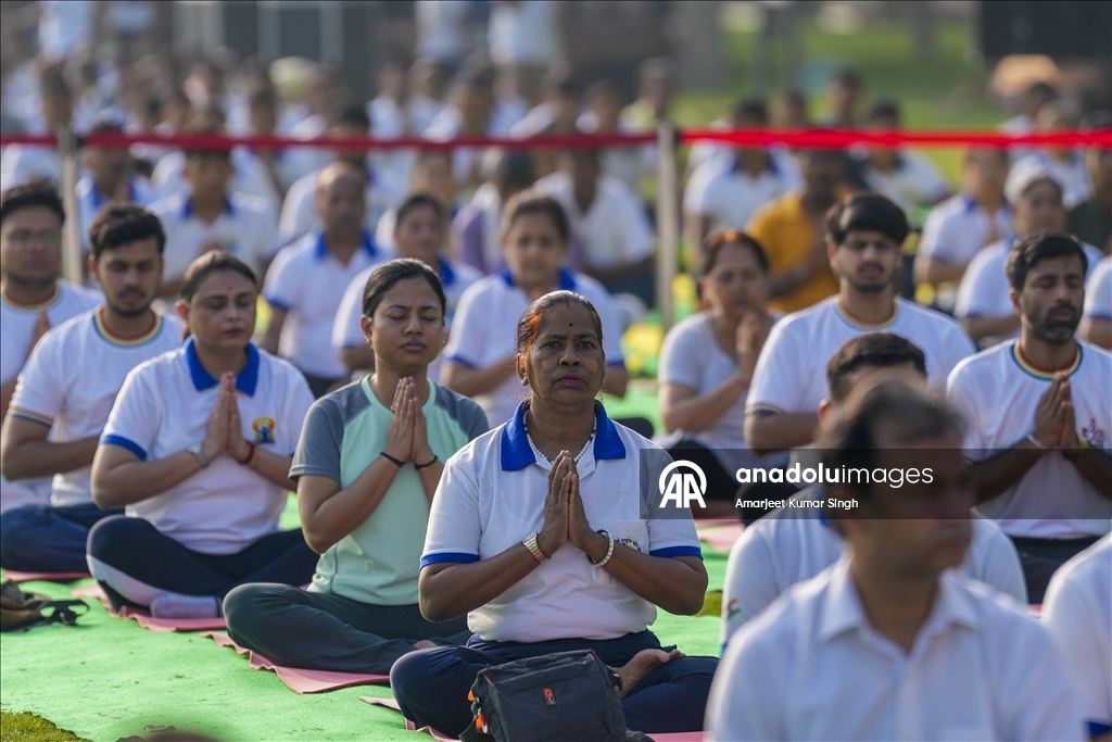 Hindistan'da Dünya Yoga Günü