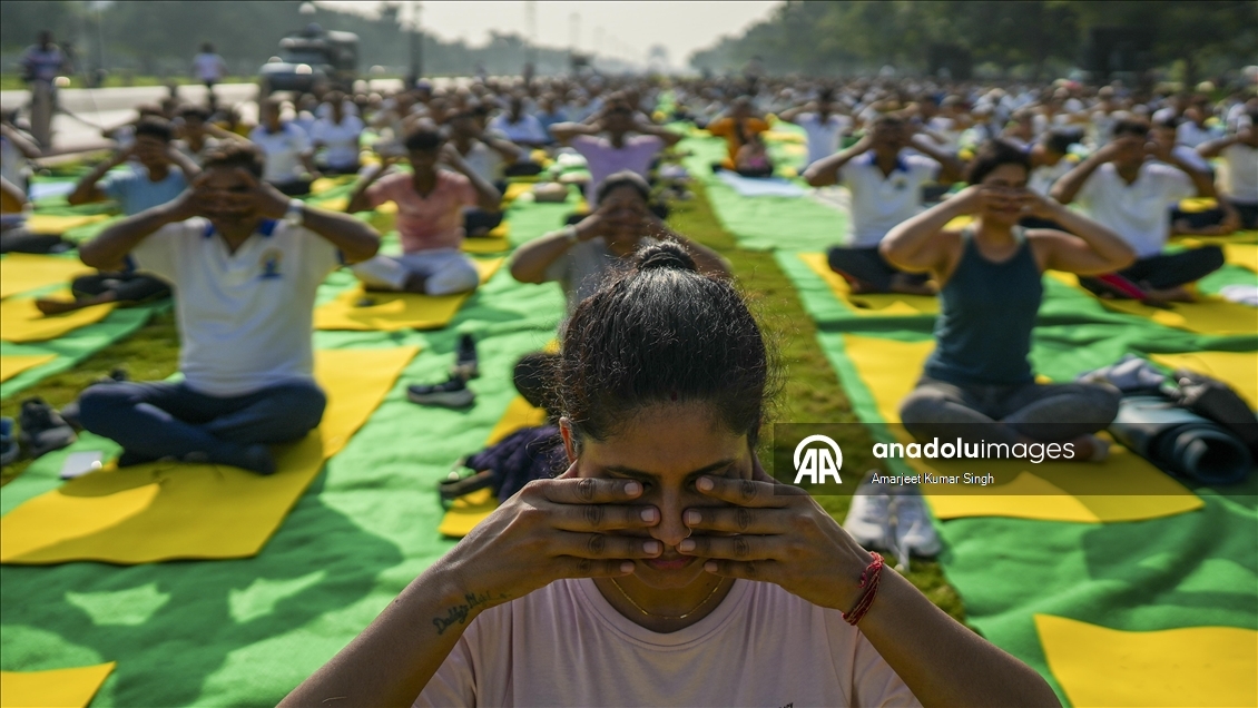 Hindistan'da Dünya Yoga Günü