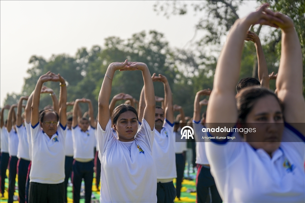 Hindistan'da Dünya Yoga Günü