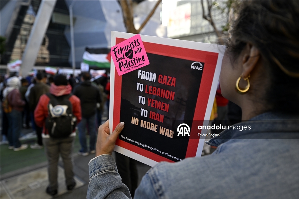 ABD'nin San Francisco kentinde ‘İran'da Savaşa Hayır’ protestosu düzenlendi