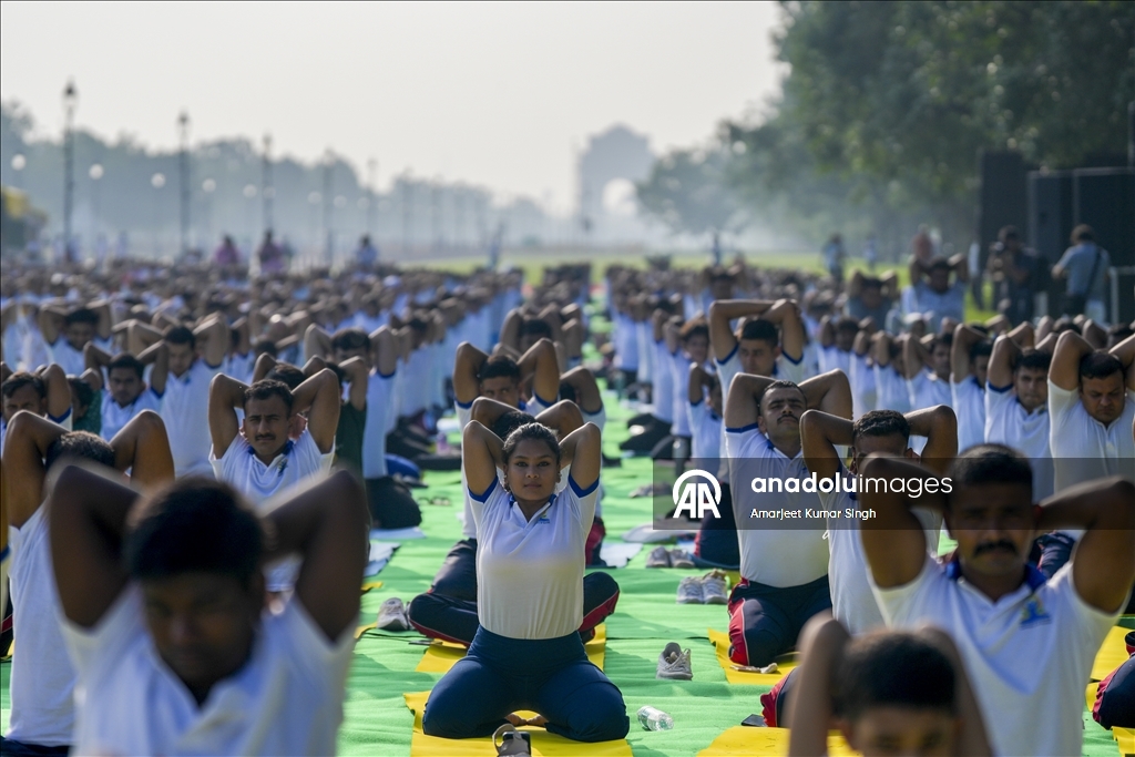 Hindistan'da Dünya Yoga Günü