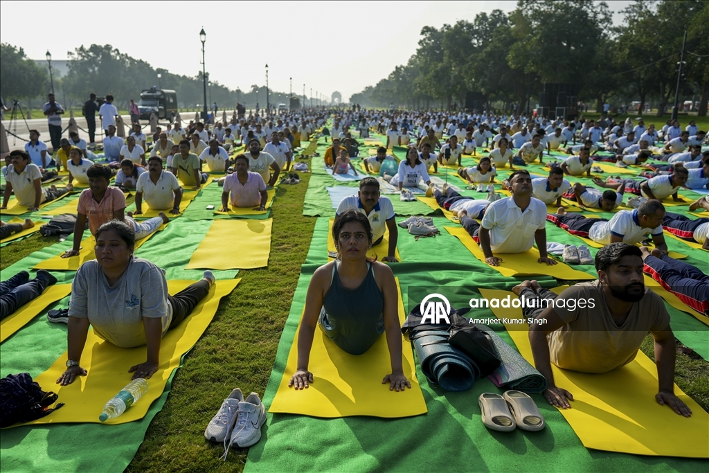 Hindistan'da Dünya Yoga Günü