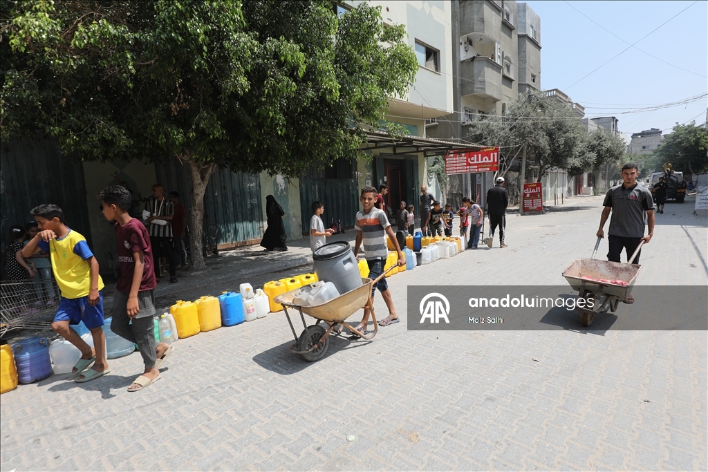 غزة.. آبار مياه معطلة وبنية تحتية مدمرة