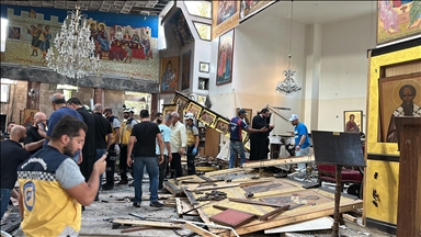 Şam'da kilisede meydana gelen patlamada 13 kişi hayatını kaybetti