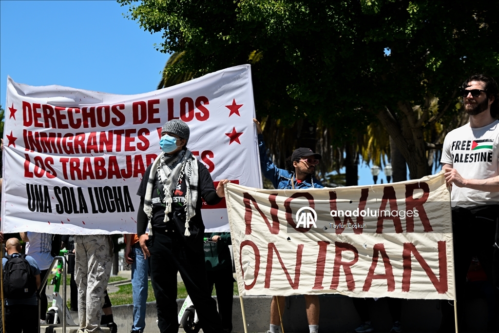 В Сан-Франциско выразили протест против американских ударов по Ирану