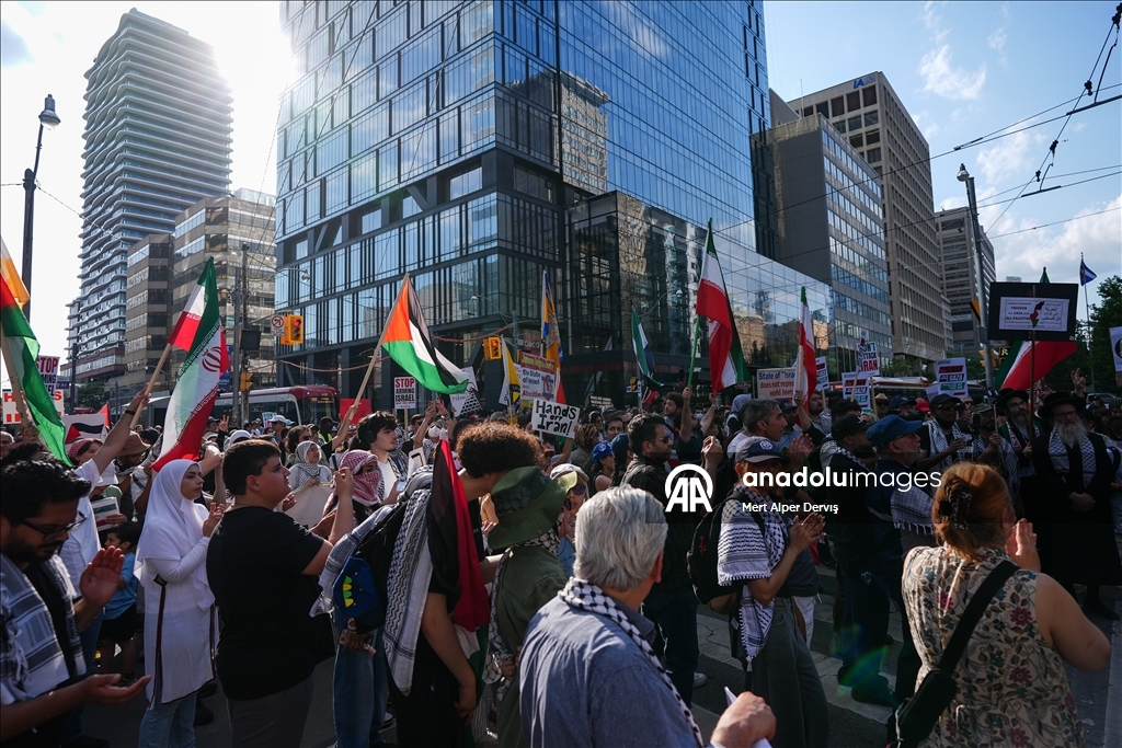 В Торонто протестуют против атаки США на Иран