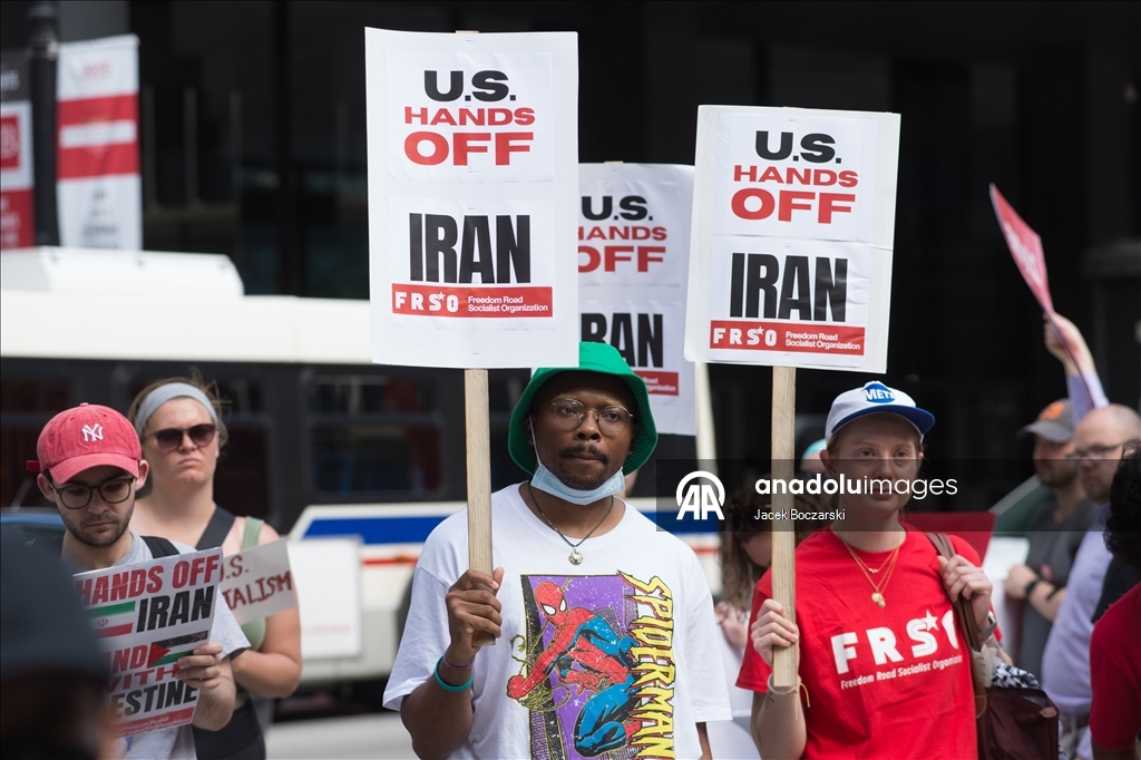 В Чикаго прошла акция в поддержку Палестины и Ирана