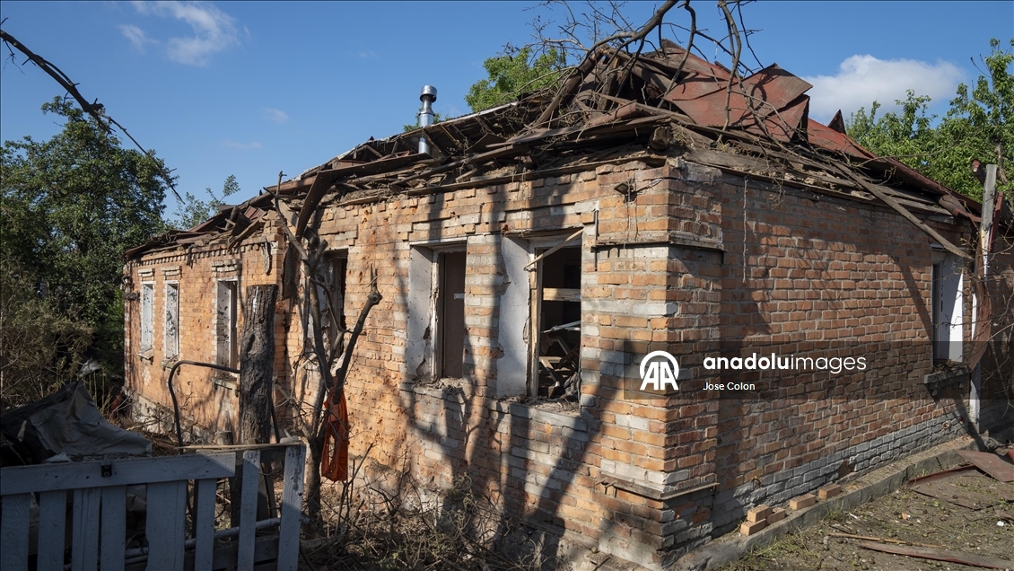 Ukrayna’da Rusya’nın saldırısı sonrası hasar meydana geldi