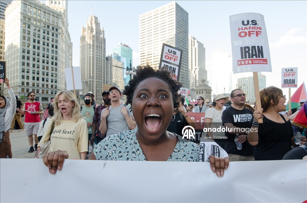 В Чикаго прошла акция в поддержку Палестины и Ирана