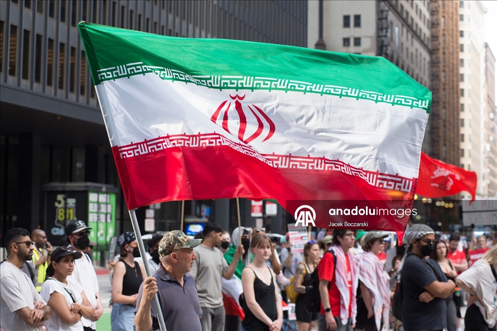 В Чикаго прошла акция в поддержку Палестины и Ирана