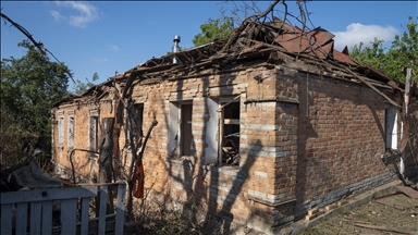 Ukrayna’da Rusya’nın saldırısı sonrası hasar meydana geldi