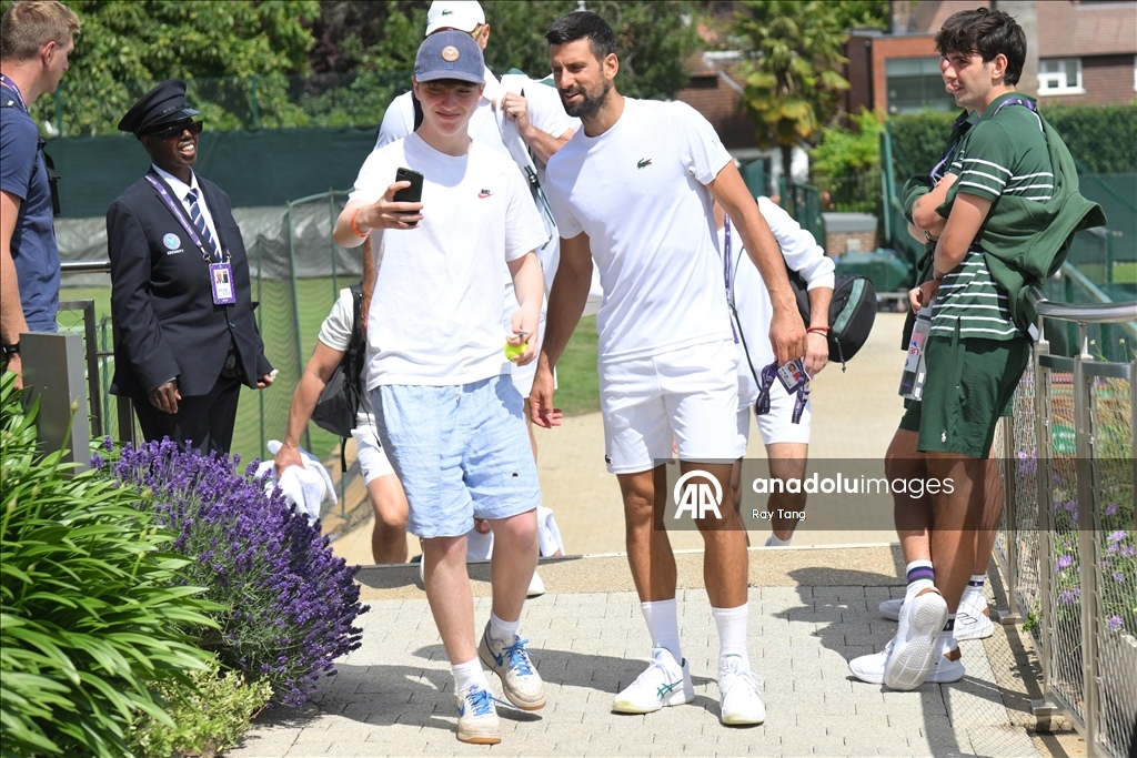 Wimbledon Tennis Championships - Practice Day