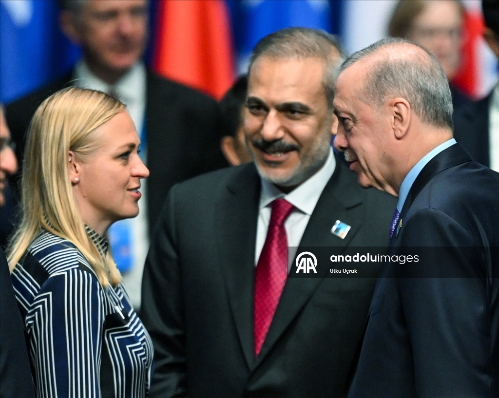 Cumhurbaşkanı Erdoğan, NATO Zirvesi için Hollanda'da