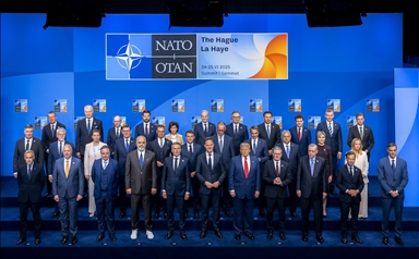 Президент Эрдоган принял участие в семейной фотосессии саммита лидеров НАТО