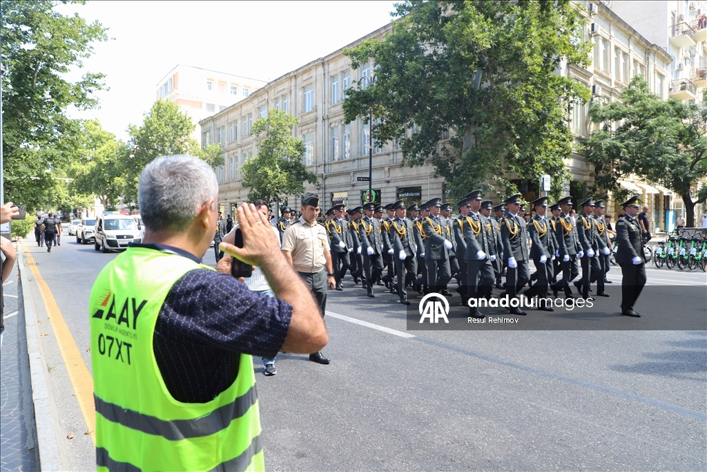 В Азербайджане прошел парад в честь Дня ВС