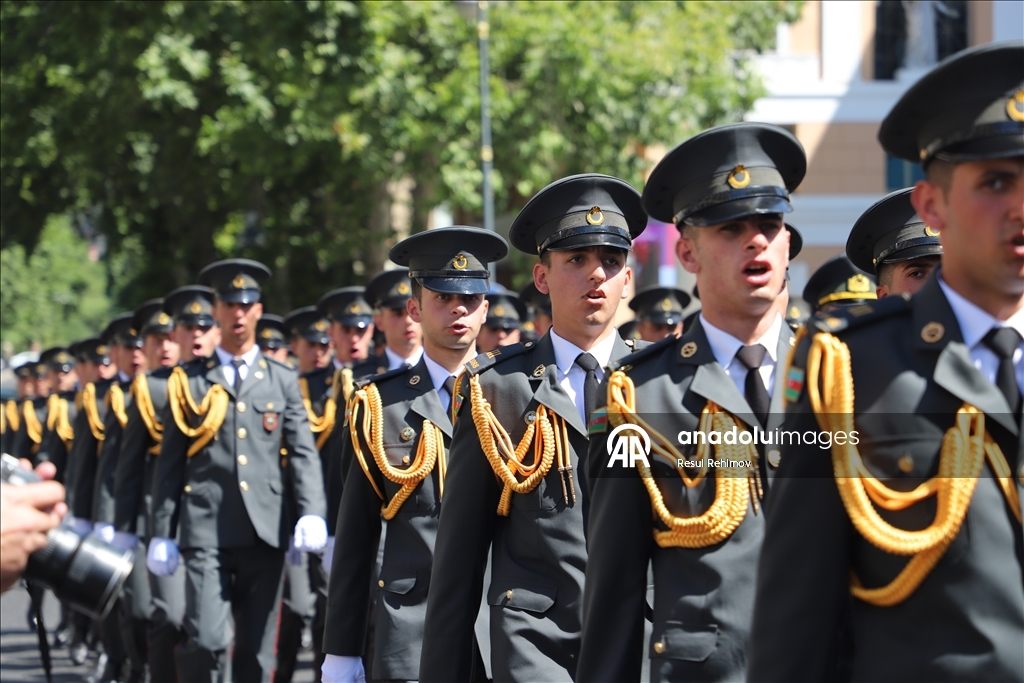 В Азербайджане прошел парад в честь Дня ВС