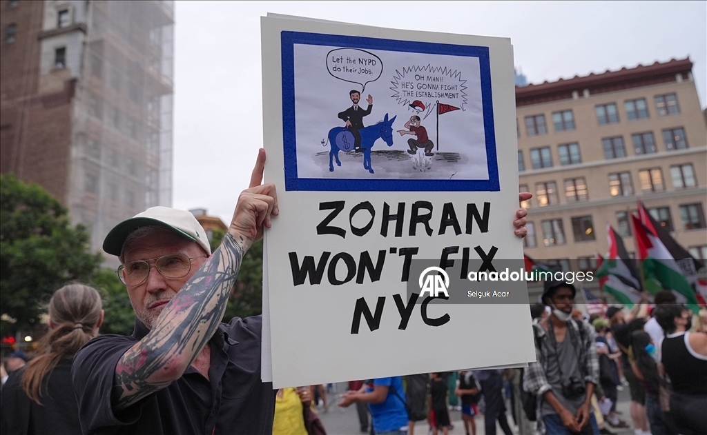New York’ta Filistin’e destek gösterisi düzenlendi 