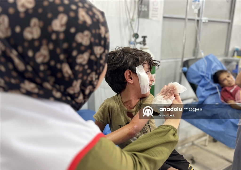 Gazze’de Bureyc Mülteci Kampı’na düzenlenen saldırıda 6 kişi yaşamını yitirdi