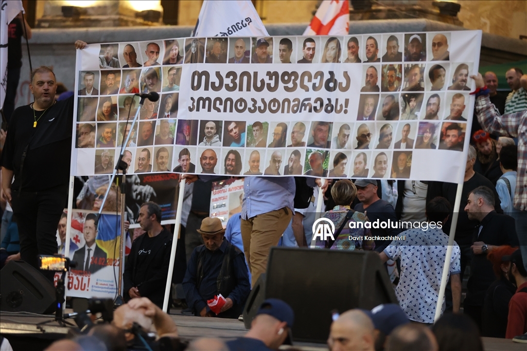 В Грузии прошла акция с требованием освободить сторонников евроинтеграции