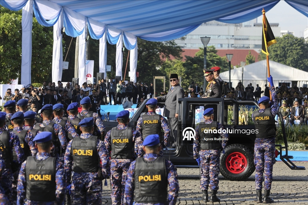 Cakarta'da Endonezya Ulusal Polisi'nin 79. yıldönümü kutlamaları düzenlendi