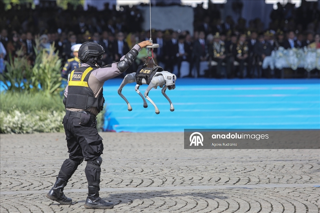 Cakarta'da Endonezya Ulusal Polisi'nin 79. yıldönümü kutlamaları düzenlendi