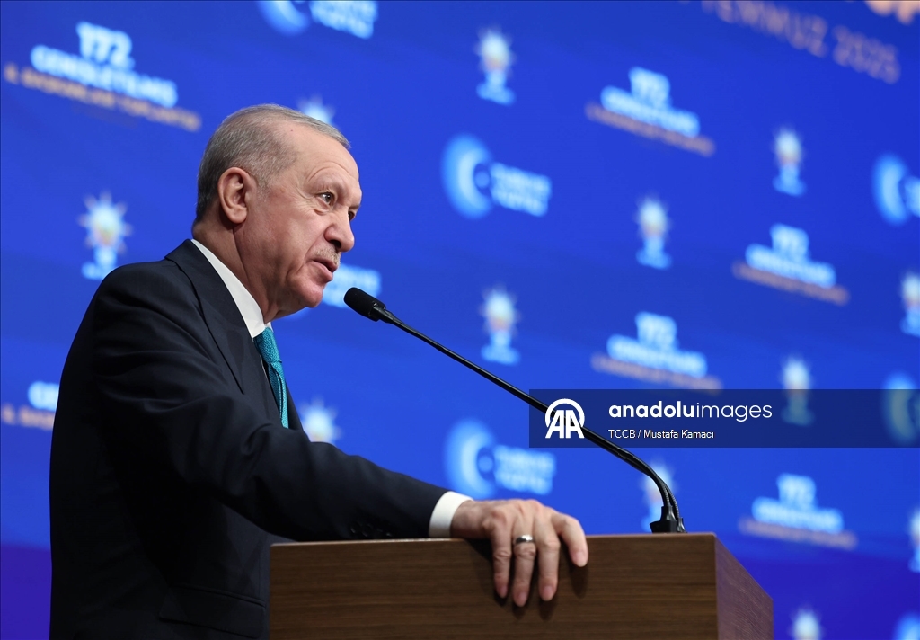 Cumhurbaşkanı ve AK Parti Genel Başkanı Recep Tayyip Erdoğan