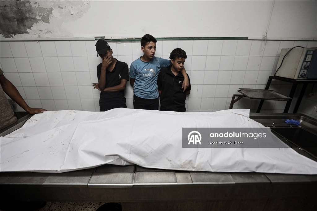 Netzarim ve Gazze sahilindeki saldırılarda hayatını kaybedenler için cenaze töreni düzenlendi