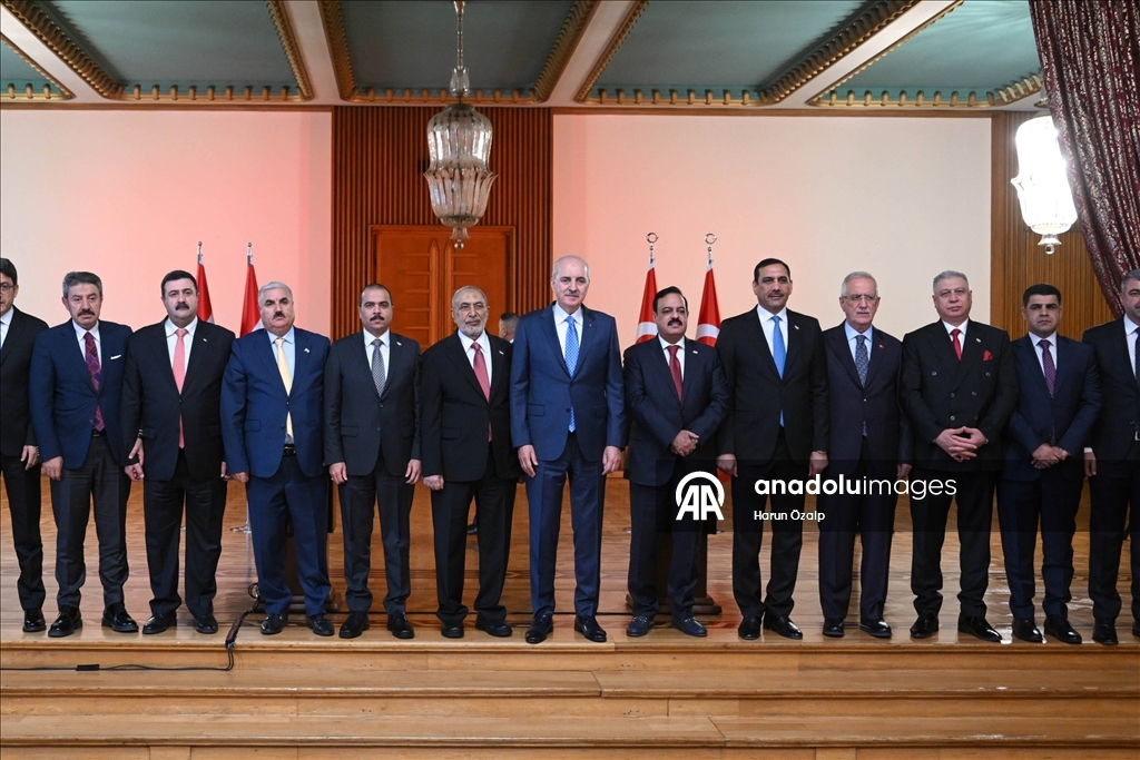 TBMM Başkanı Kurtulmuş, Irak Temsilciler Meclisi Başkanı Mahmud Meşhedani ile görüştü