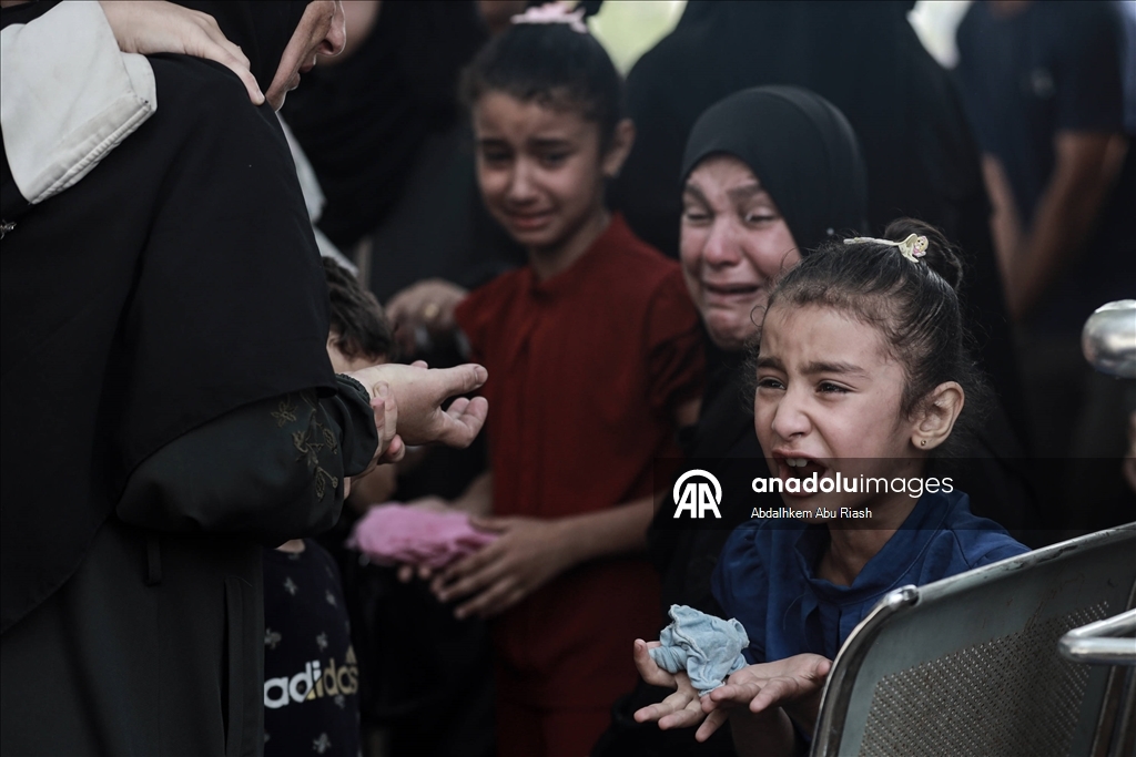 Netzarim ve Gazze sahilindeki saldırılarda hayatını kaybedenler için cenaze töreni düzenlendi