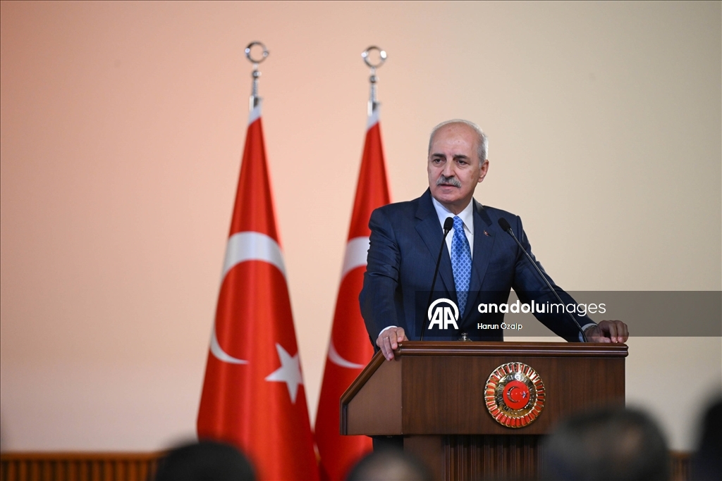 TBMM Başkanı Kurtulmuş, Irak Temsilciler Meclisi Başkanı Mahmud Meşhedani ile görüştü