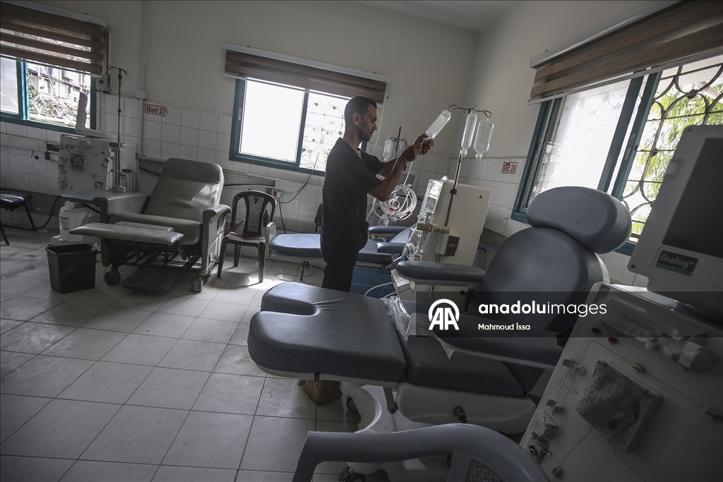Gazze’de yakıt krizi nedeniyle Şifa Hastanesi’nde diyaliz hizmeti durdu