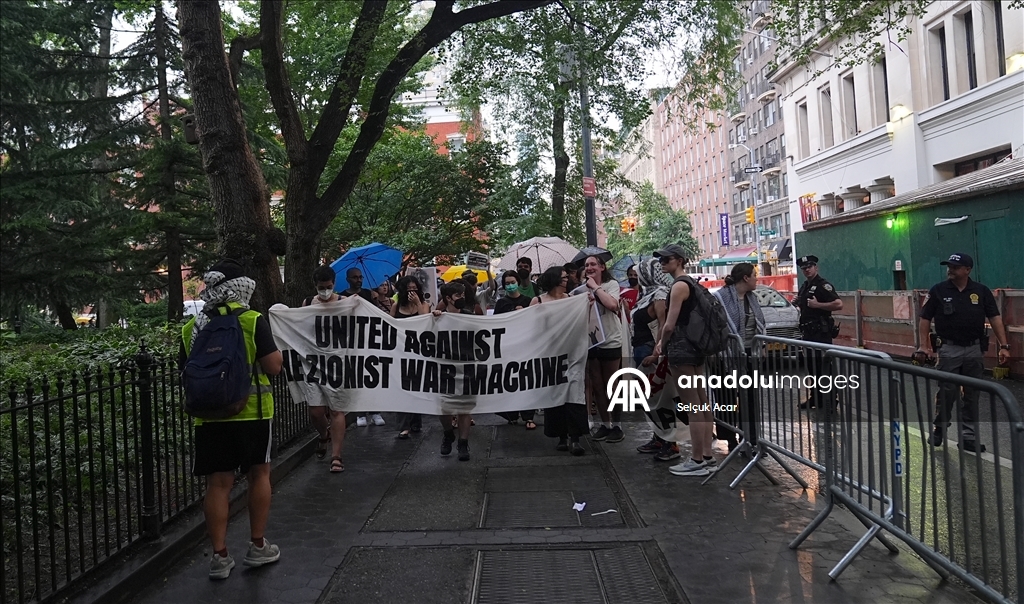 В Нью-Йорке прошла акция солидарности с Палестиной
