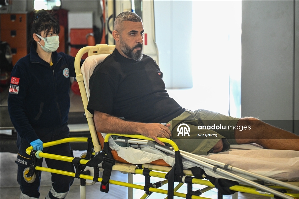 تركيا.. وصول 4 جرحى فلسطينيين من غزة لتلقي العلاج إلى جانب 7 مرافقين..