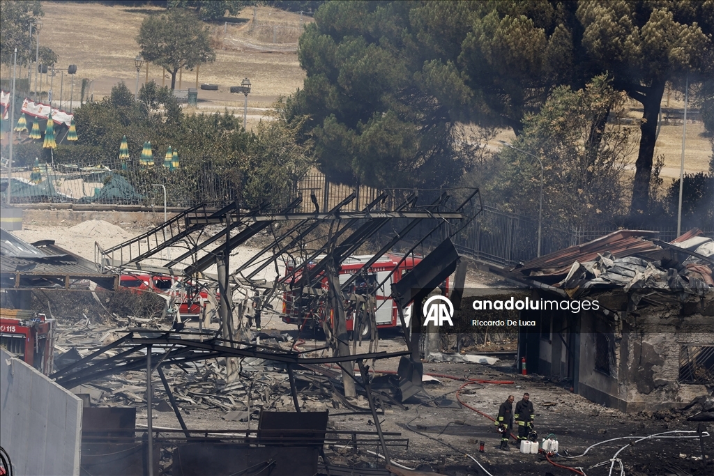 Roma'da bir akaryakıt istasyonundaki patlamada en az 10 kişi yaralandı