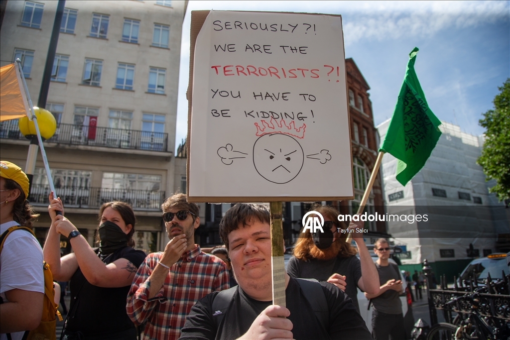 "We Are All Palestine Action" protest in London