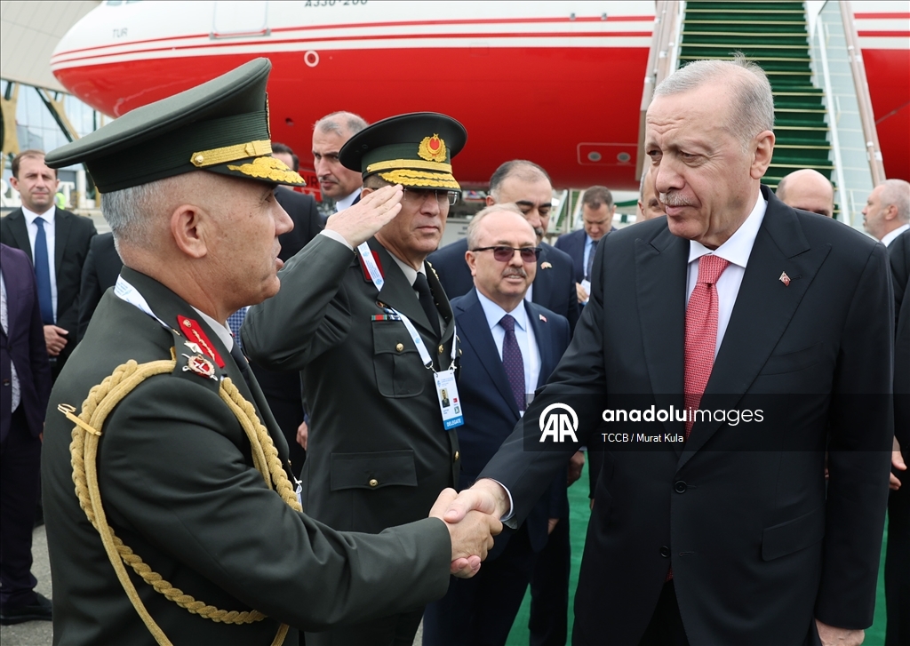 Президент Эрдоган прибыл в Азербайджан