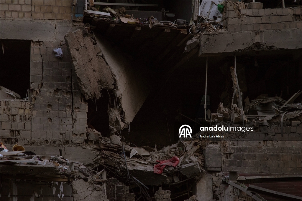 Kiev'de drone ve füze saldırısı